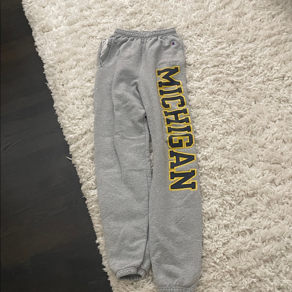 Champion Heather Gray Michigan Joggers